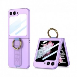 Futrola za Samsung Galaxy Z Flip 6/Flip6 leđa Strap ring case - ljubičasta