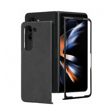 Futrola za Samsung Galaxy Z Fold 6/Fold6 preklop bez magneta sa prozorom Folding - crna