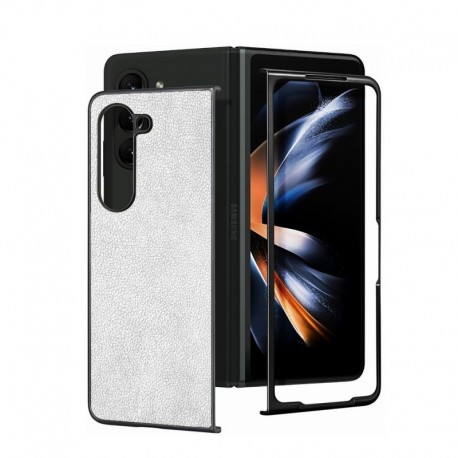 Futrola za Samsung Galaxy Z Fold 6/Fold6 preklop bez magneta sa prozorom Folding - siva