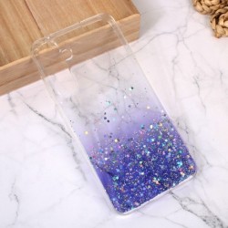 Futrola za Samsung Galaxy A55 leđa silikon Glitter - ljubičasta