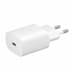 Kućni punjač glava/adapter (bez kabla) brzi (3A | 25W | 1xType C) HQ bela