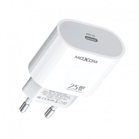 Kućni punjač za Type C na iPhone lightning (25W | 1xType C) HC139 bela