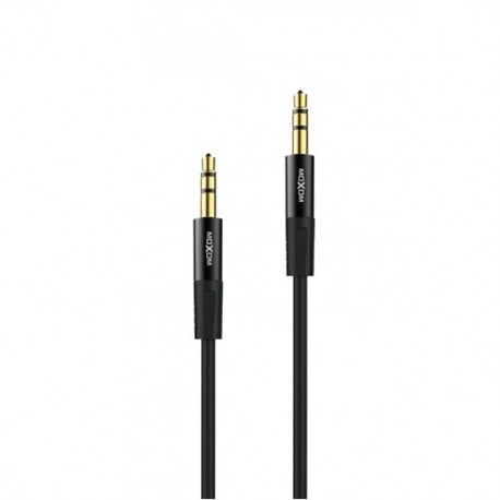 Audio (aux) kabal 3,5mm muški na 3,5mm muški Moxom AX10 1m crna