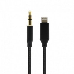 Audio (aux) kabal iPhone lightning na 3,5mm muški X006 1m crna