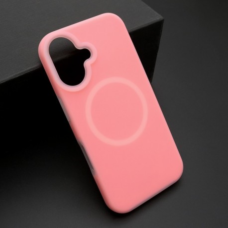 Futrola za iPhone 16 leđa Pastel color MagSafe - pink