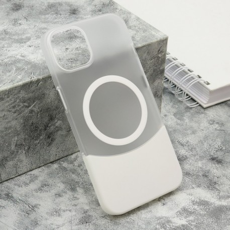 Futrola za iPhone 13 leđa Puzzle MagSafe - bela