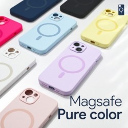 Futrola za iPhone 13 Pro leđa MagSafe Pure color - lila