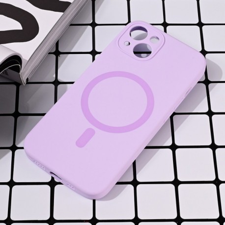 Futrola za iPhone 15 leđa MagSafe Pure color - lila