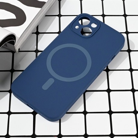 Futrola za iPhone 15 leđa MagSafe Pure color - plava