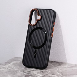 Futrola za iPhone 16 leđa MagSafe stripe - crna