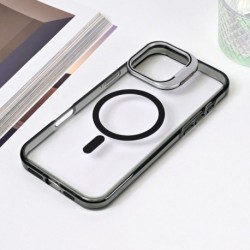 Futrola za iPhone 16 Pro Max leđa MagSafe transparent - crna