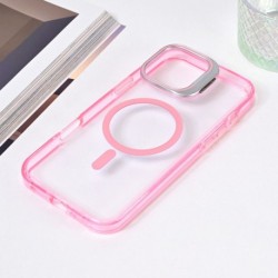 Futrola za iPhone 16 Pro Max leđa MagSafe transparent - pink