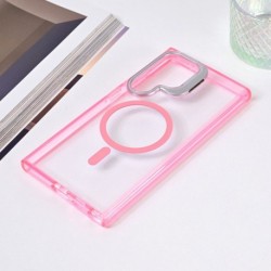 Futrola za Samsung Galaxy S24 Ultra leđa MagSafe transparent - pink