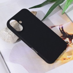 Futrola za iPhone 16 leđa Soft velvet - crna