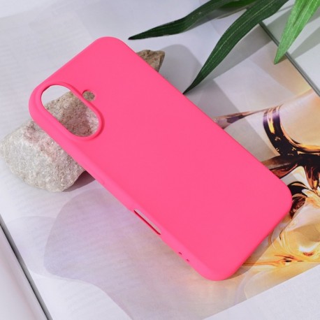 Futrola za iPhone 16 leđa Soft velvet - pink