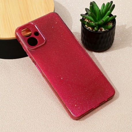 Futrola za Samsung Galaxy A06 leđa Sparkle dust - bordo