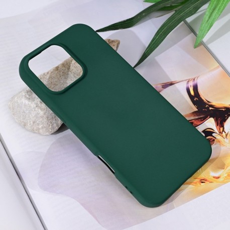 Futrola za iPhone 16 Pro Max leđa Soft velvet - tamno zelena