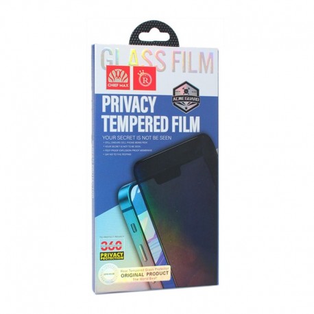 Zaštitno staklo za Xiaomi Redmi Note 13 4G (2,5D) pun lepak Privacy G - crna