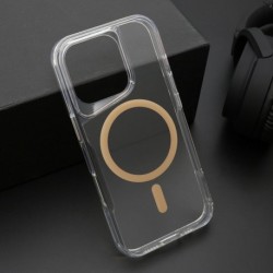 Futrola za iPhone 16 Pro leđa Aura MagSafe - zlatna