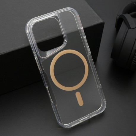 Futrola za iPhone 16 Pro leđa Aura MagSafe - zlatna