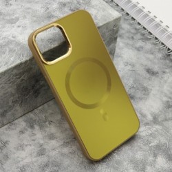 Futrola za iPhone 13 leđa Color metal MagSafe - zlatna