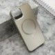 Futrola za iPhone 14 leđa Color metal MagSafe - srebrna