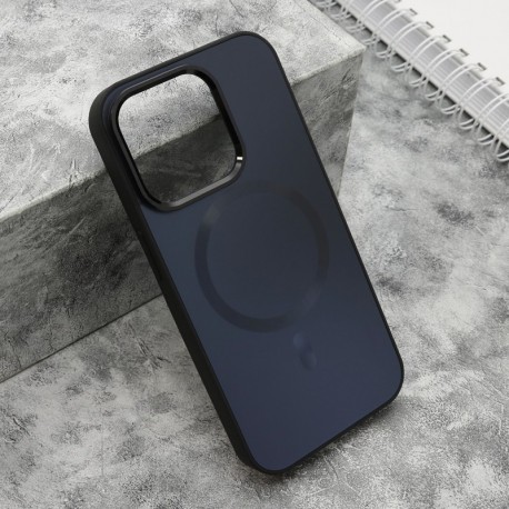 Futrola za iPhone 15 Pro leđa Color metal MagSafe - plava