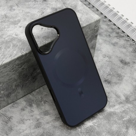 Futrola za iPhone 16 leđa Color metal MagSafe - plava