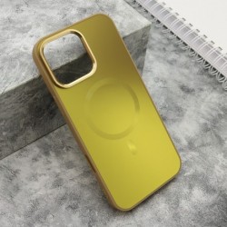 Futrola za iPhone 16 Pro Max leđa Color metal MagSafe - zlatna