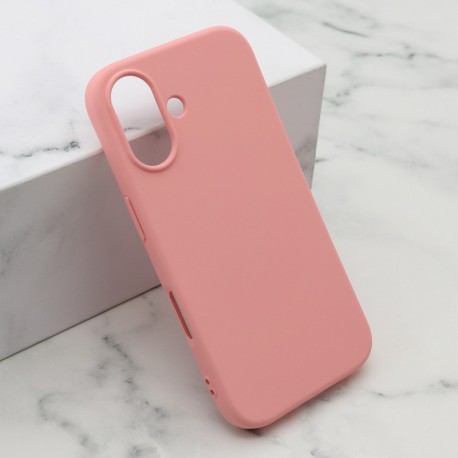 Futrola za iPhone 16 leđa Soft silikon - roza