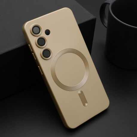 Futrola za Samsung Galaxy S25 leđa Elegant magsafe - zlatna