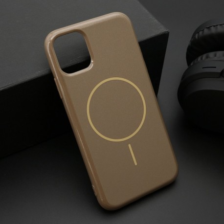 Futrola za iPhone 11 leđa Jelly MagSafe - zlatna