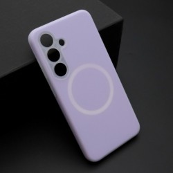 Futrola za Samsung Galaxy S25 leđa Pastel color MagSafe - ljubičasta