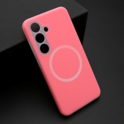 Futrola za Samsung Galaxy S25 leđa Pastel color MagSafe - pink