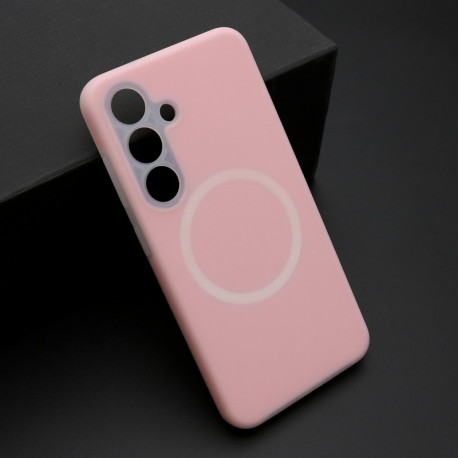 Futrola za Samsung Galaxy S25 leđa Pastel color MagSafe - roza