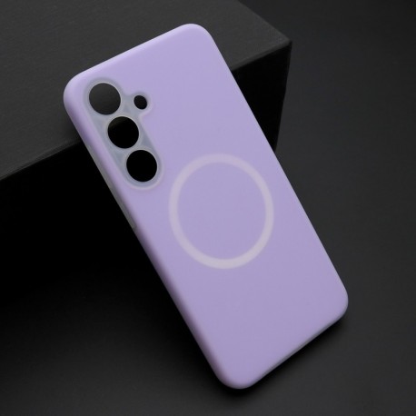 Futrola za Samsung Galaxy S25 Plus leđa Pastel color MagSafe - ljubičasta