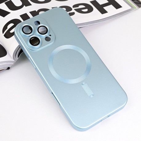 Futrola za iPhone 16 Pro Max leđa MagSafe chrome - plava