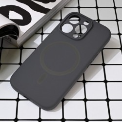 Futrola za iPhone 16 Pro leđa MagSafe Pure color - siva