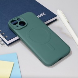 Futrola za iPhone 14 leđa Giulietta MagSafe - tamno zelena