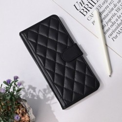 Futrola za Huawei Honor X6b preklop sa magnetom bez prozora Wallet Romb - crna