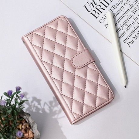 Futrola za Huawei Honor X8b preklop sa magnetom bez prozora Wallet Romb - roza