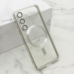 Futrola za Samsung Galaxy S25 leđa Cam protect MagSafe - srebrna