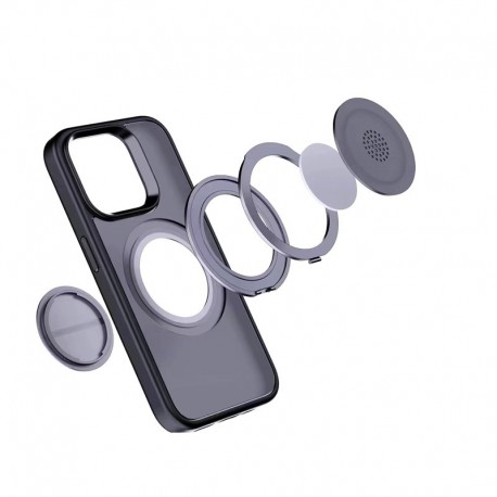 Futrola za iPhone 15 Pro Max leđa Creative & inovative ring - teget