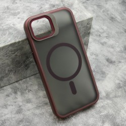 Futrola za iPhone 16e leđa Dark drop MagSafe - bordo