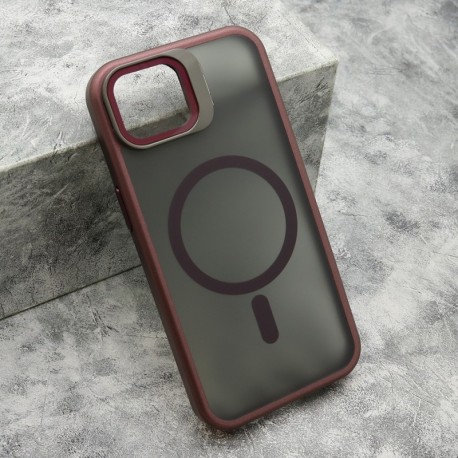 Futrola za iPhone 16e leđa Dark drop MagSafe - bordo