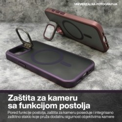 Futrola za iPhone 16e leđa Dark drop MagSafe - plava