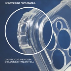 Futrola za iPhone 16e leđa Crashproof - providna