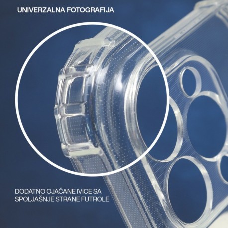 Futrola za iPhone 16e leđa Crashproof - providna