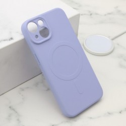 Futrola za iPhone 14 leđa Velvet touch MagSafe - ljubičasta