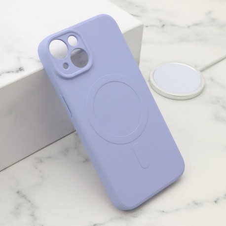 Futrola za iPhone 14 leđa Velvet touch MagSafe - ljubičasta